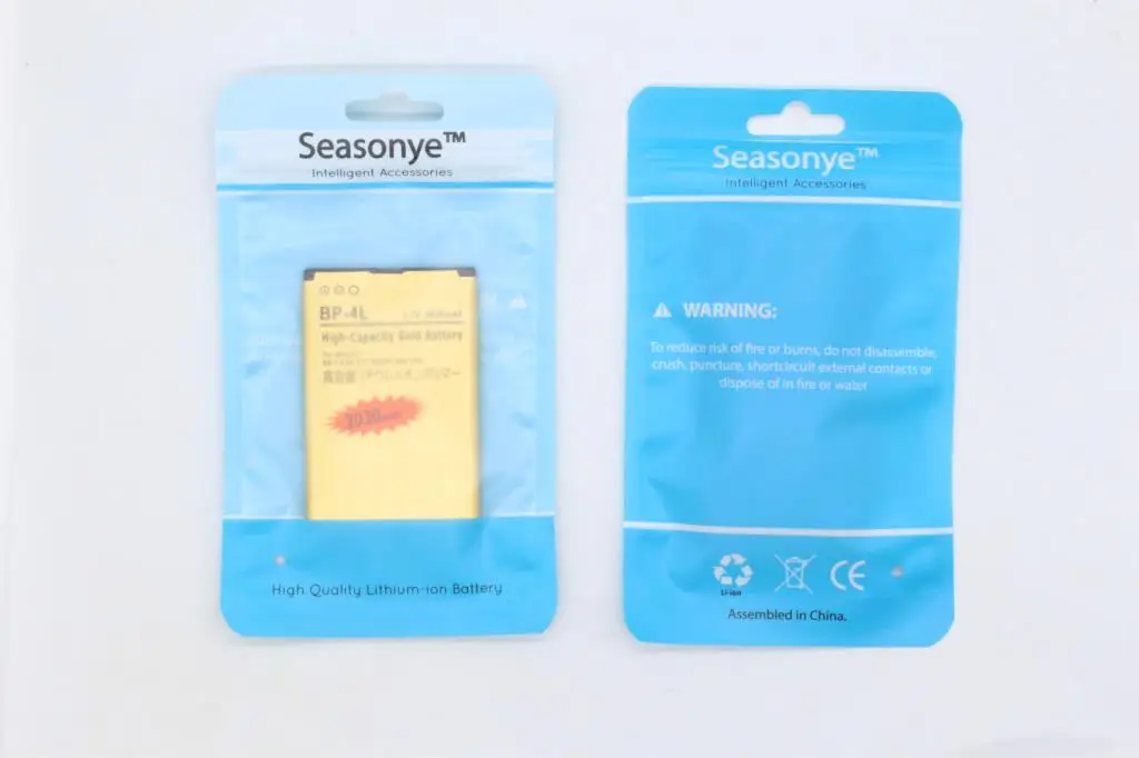 Seasonye 3030mAh BP 4L Золотая запасная батарея + универсальное зарядное устройство для Nokia