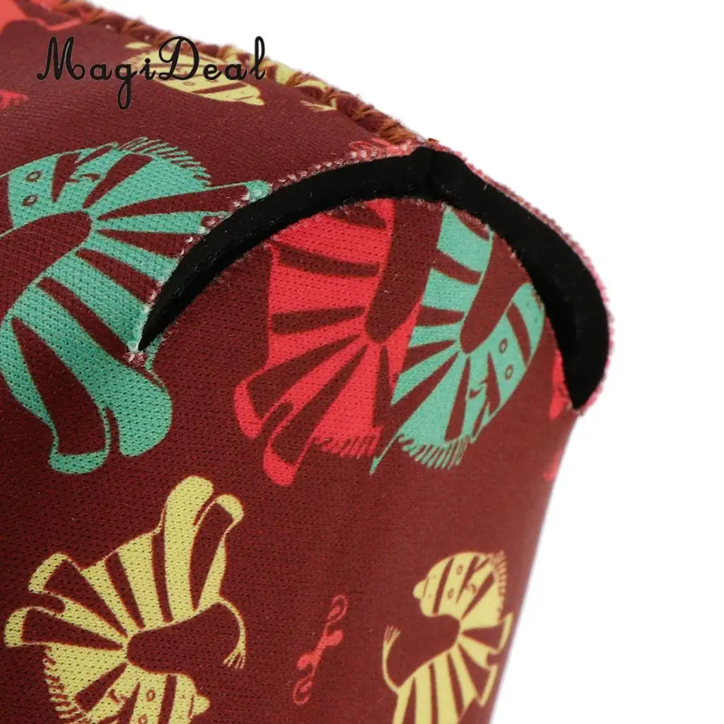 Cute Animal Puppy Zebra Prints Neoprene Beer Can Cooler Sleeve Insulated Reusable Coffee Cup Sleeve