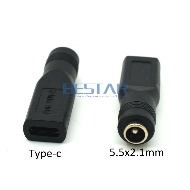 5V DC 5.5 * 2.1 mm Power Jack To USB 3.1 Type C USB C Type c Female 5.5mm  *2.1mm Micro USB Female DC Power Connector Adapter|power jack|type-c  femaleto usb - AliExpress