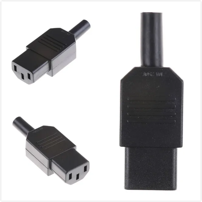 

1Pcs Rewirable 3pin IEC 320 C13 Female Plug Power Connector Socket 10A /250V IEC C13 Female Connector