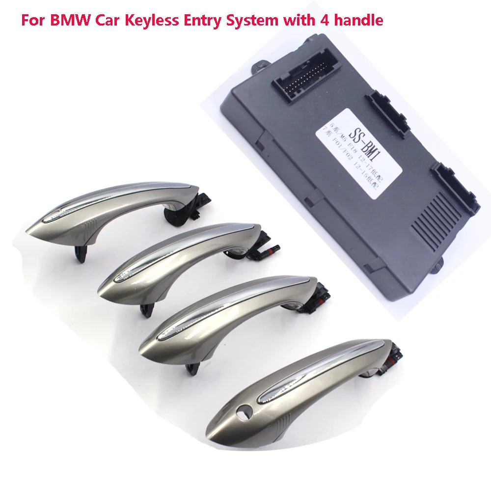 PKE система ввода без ключа для BMW F18/F07/F02/F01/F10 дистанционный ключ с 4 ручками автомобиля