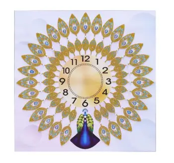 

New 5d Diamond Painting Diamond Embroidery Minimalist Creative Clock Clock Living Room Point Stick Diamond Cross Stitch