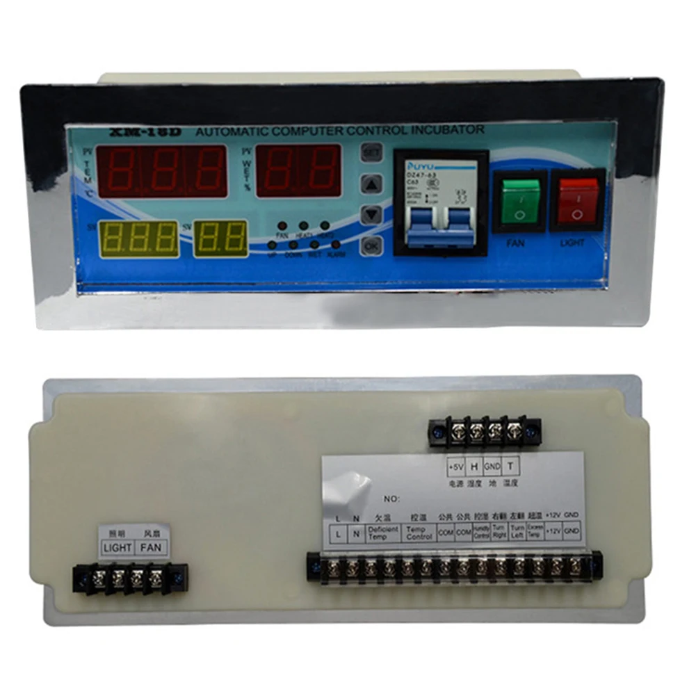XM-18D многофункциональный контроллер Температура влажности инкубатора автоматический инкубатор выводной шкаф яиц пользователя четкости куриные яйца утка гусь голубь