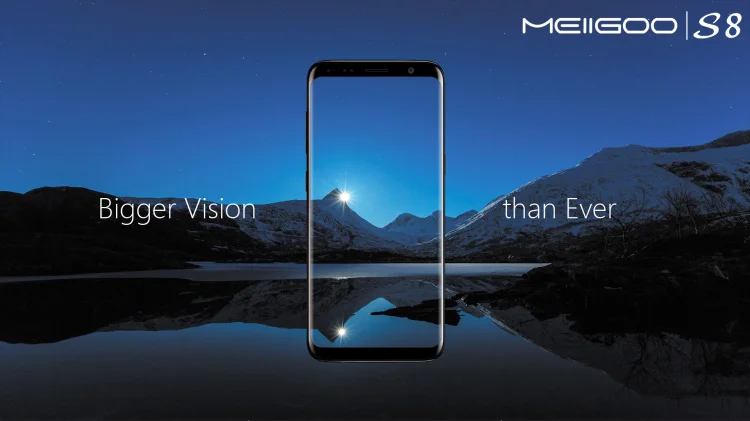 Stock in Europe MEIIGOO S8 4GB RAM 64GB ROM MTK6750T 1.5GHz Octa Core 6.1 Inch 3D Curved Bezel-less FHD+ Screen Dual Camera Android 7.0 4G LTE Smartphone