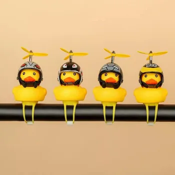

Bicycle broken wind duck helmet motorcycle turbo increased duck small yellow duck helmet bamboo raft helmet can bring luminous