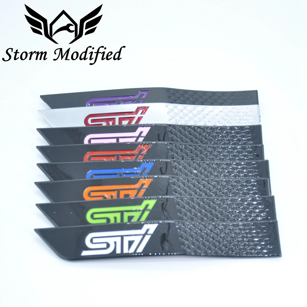 

SuTong STI For Subaru Badge ABS Fender Scuff Door Scratch Bumper Strip 3D Stickers Fender
