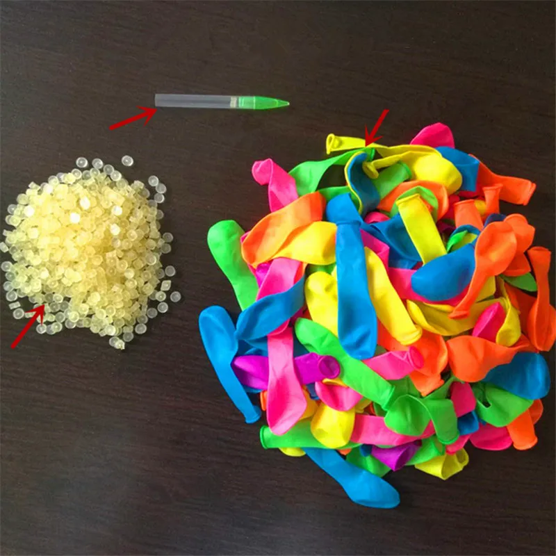

120pcs Latex Balloon and 120pcs Rubber Water Balloons Beach Toys Multicolor Inflatable ball Summer Outdoor Toys for Children