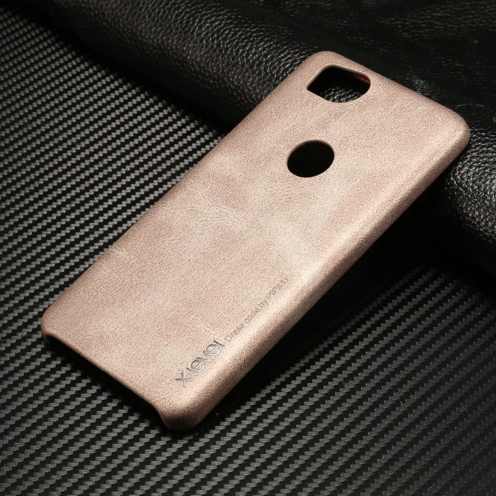 

New back cover case For Google pixel 2 leather cases and covers Luxury brand x-level original desgin with retail package