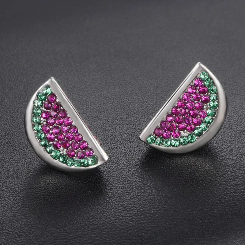 

CUTEECO Summer Style Watermelon Charm Beads Fit Pandora Charm Bracelets For Women DIY Original Silver Jewelry Gifts