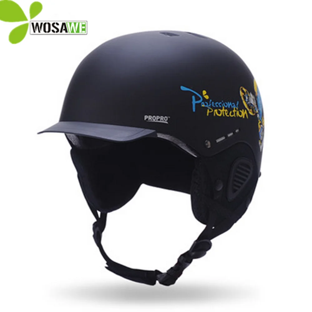 

PROPRO Winter Integrally-molded Ski Helmets Skating Skateboard Headwear Sports Safety Caps Cartoon Sportswear Cycling Helmets