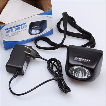 

3W LED LED 18HOURS 4500-10000LUX USA CREE headlamp cordless mining head light+ DHL FedEx TNT FREE SHIPPING