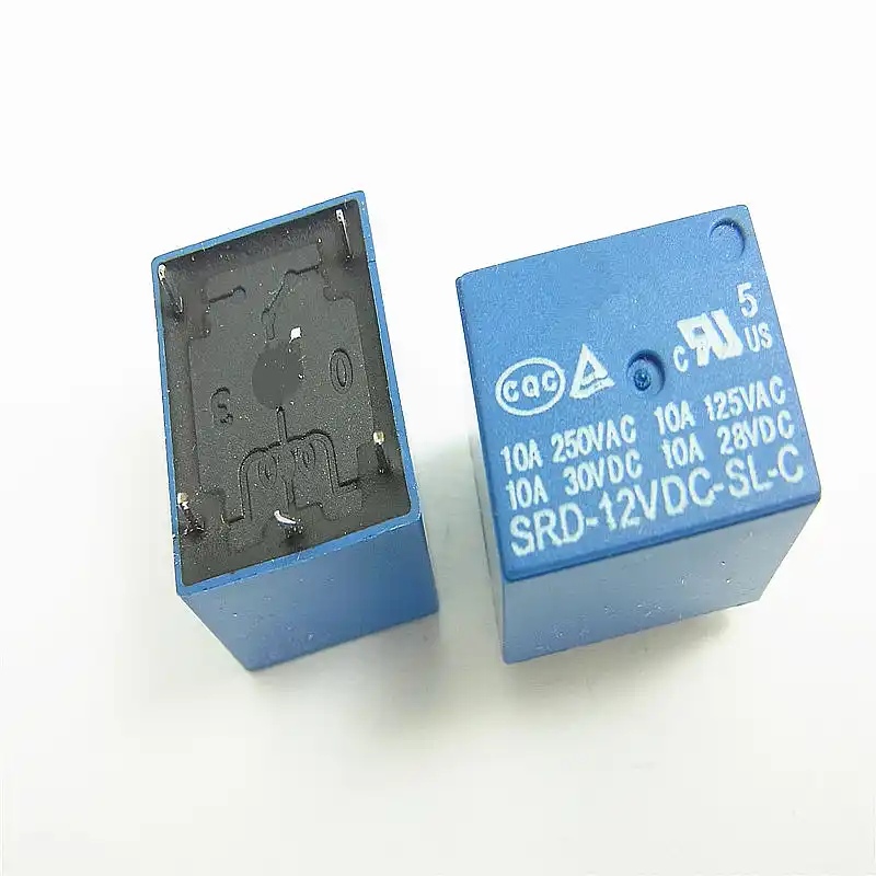 2Pcs 12V DC 10A puissance relais SRD-12VDC-SL-C 5 Pins