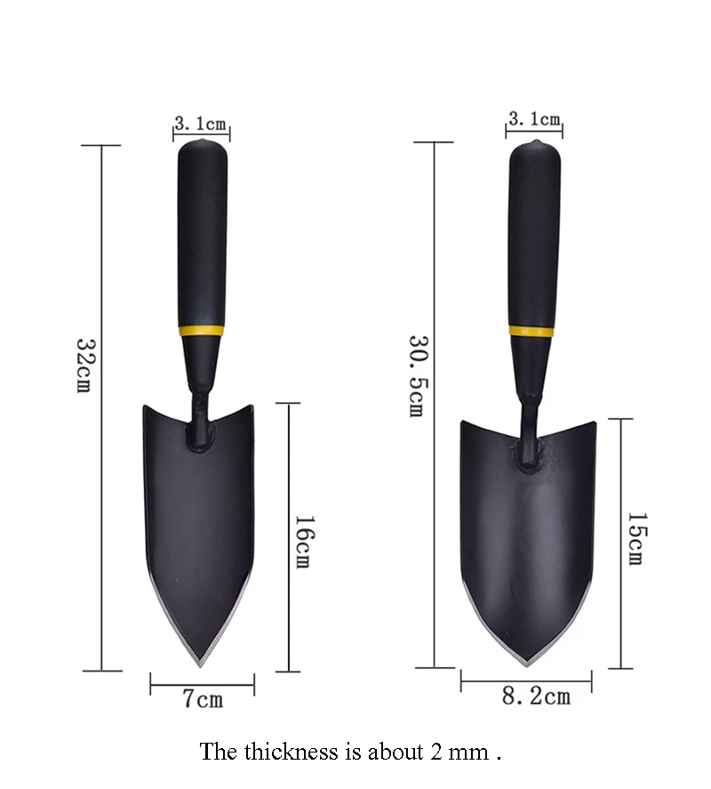 Thickened Manganese Steel Gardening Shovel Tools for Flower/Grass Flower Plant Building a Green Back Garden Spade Tools Hot