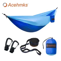Acehmks Кемпинг гамак для одного человека летом кемпинга Портативный свет нейлон ткань на открытом воздухе путешествие подвеска Алюминий