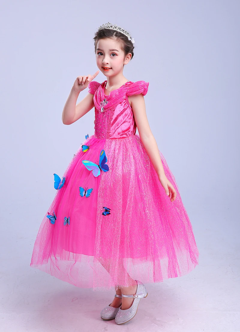 Платье Золушки для девочек, платье Эльзы, костюмы для детей, платья для костюмированной вечеринки, платье принцессы Анны, Детские вечерние платья Fantasia Vestidos3-14 Y