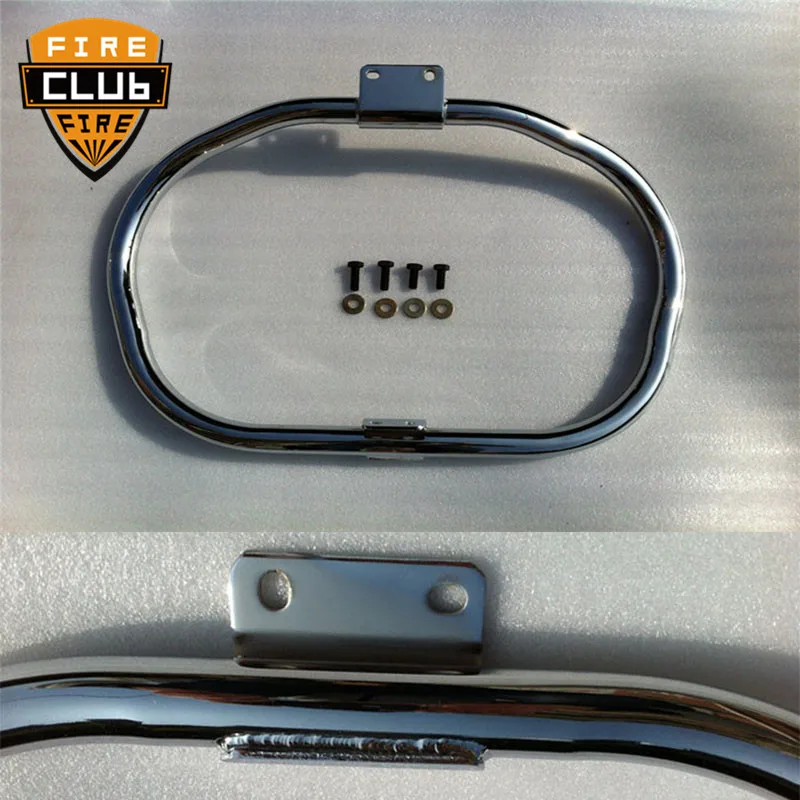

Chrome Motorcycle Highway Crash Bar For Harley Sportster Engine Guard XL1200 XL883 2004-2018