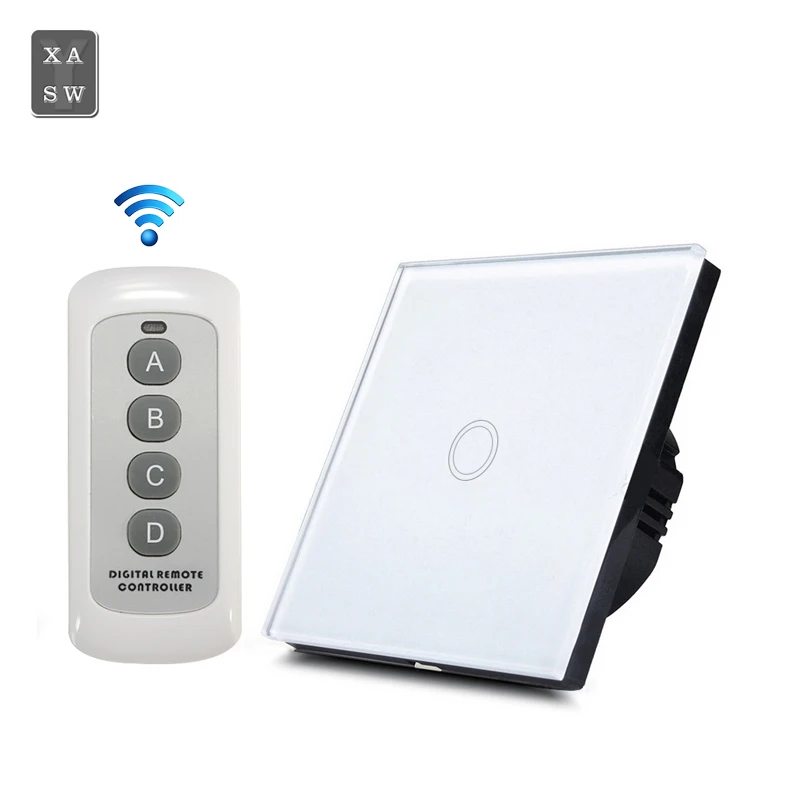 wireless remote control touch switch normal EU/UK 1gang 86*86 motion ...