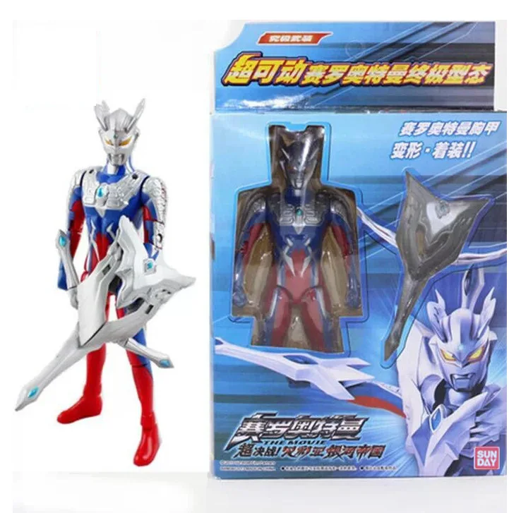 17 см Пластик фигурку Ultraman Zero подвижные moon чудо сильный corona монстр детские игрушки