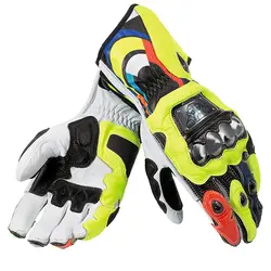 Новые перчатки Dain мотогонок MOTO GP уличные мотоциклетные кожаные перчатки