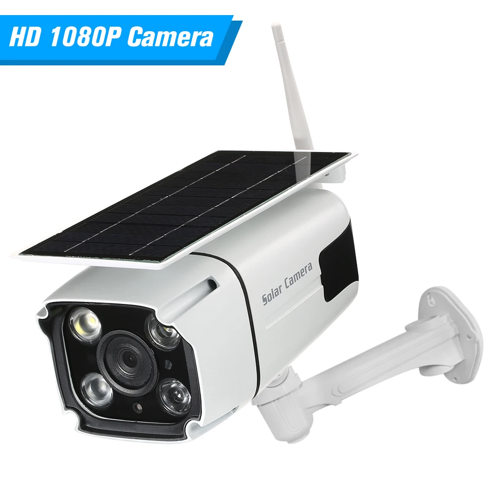 Открытый WIFI беспроводной водонепроницаемый 1080P 2.0MP солнечная батарея мощность