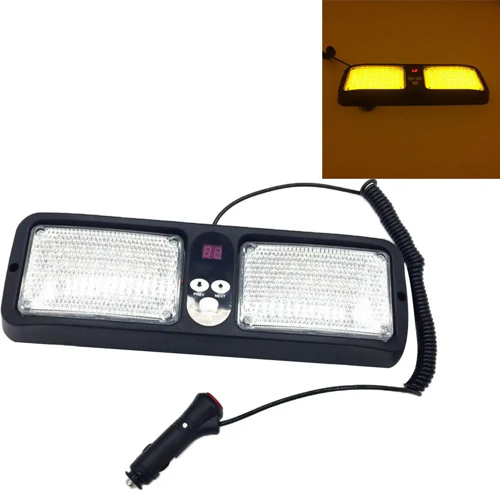 

20W 86LEDs Car Truck Sun Visor Strobe Emergency Warning Light Flashing Lamp Car Strobe Light видеорегистратор автомагнитола
