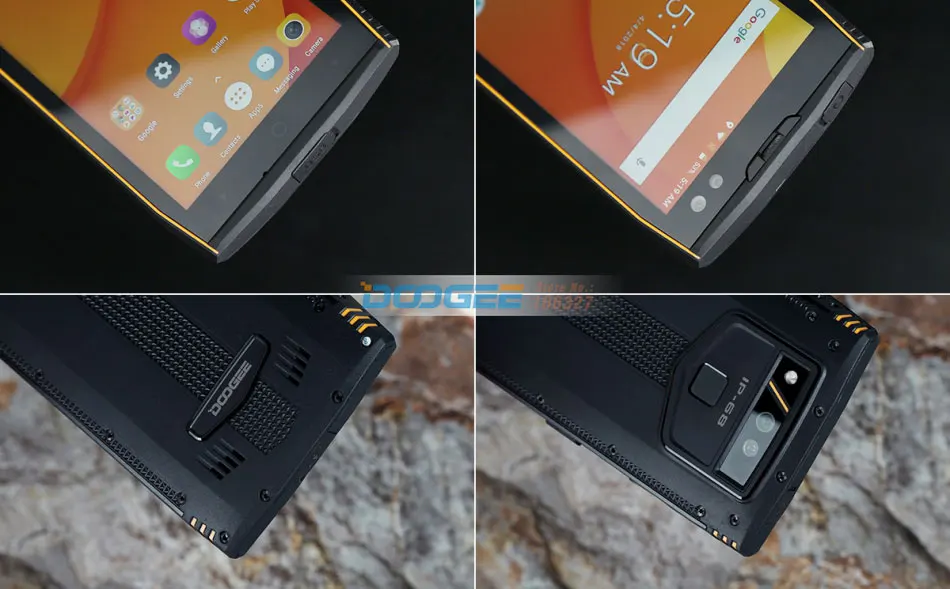 Промо DOOGEE S50 IP68 Водонепроницаемый face id 128 ГБ смартфон 5 7 'ཎ:9 Octa Core android 1 5180 мАч 4