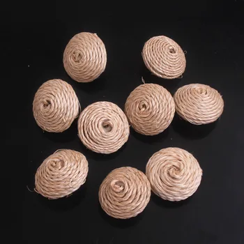 

Kwoi Vita Fashion New Handmade Wood Bamboo Rattan for Necklace Earring Jewelry Accessory 18x20mm