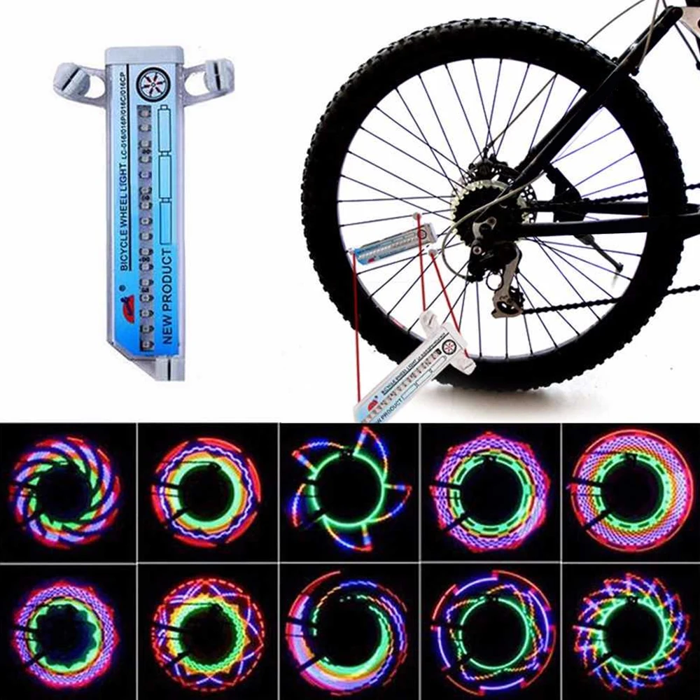 Vertvie спица велосипедного колеса светильник красочный велосипедный мотоцикл светильник s велосипед Водонепроницаемый 32 светодиодный наружный фонарь Аксессуары для велоспорта