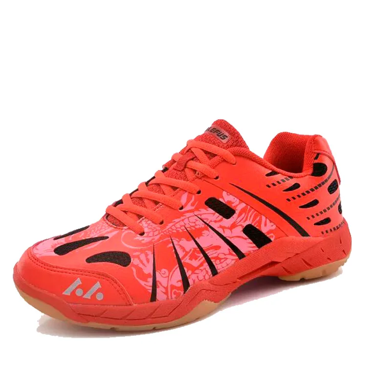 Мужская обувь для волейбола из ЭВА, не скользящие, профессиональные кроссовки для тренировок, женская спортивная обувь для волейбола, A966 - Цвет: Красный