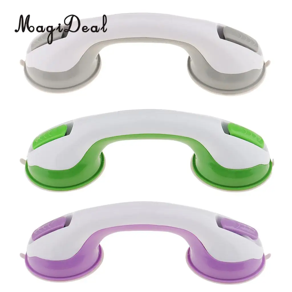 

3pcs 10'' Super Suction Bath Tub Helping Handle Safety Cup Grab Bar Handrail Armrest Grip For Bathroom Shower