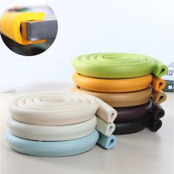 U-образная детская защита для краев, детская защита для краев, 2 метра, защита для детских углов, утолщенное защитное оборудование, Бесплатна...