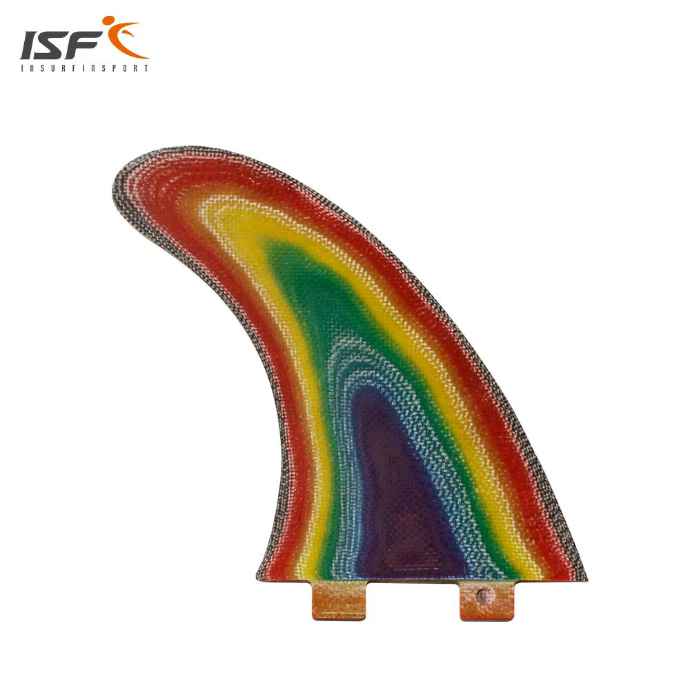FCS плавники для серфинга многоцветные стекловолокно Лонгборд плавники Подруливающее устройство pranchas de surf SUP плавники