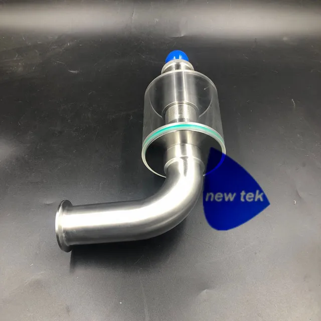 1.5in.(Диаметр 50,5 мм) прикреплен 2.2bar Давление предохранительный клапан SS304 Нержавеющая сталь Tri Зажим Spunding клапан