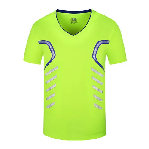 Размера плюс 7XL 8XL 9XL Для Мужчин's быстрая сухая сетчатая Спортивная светоотражающие рубашки дышащие свободные футболки мужской Повседневное Фитнес Футболки - Цвет: 59 green