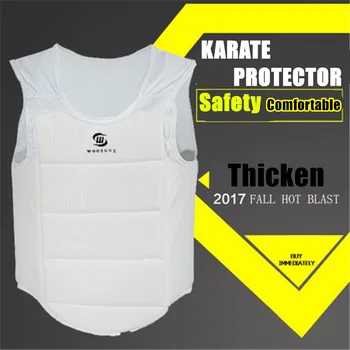 

High Quality karate chest guard body protector MMA Boxing guards Taekwondo karate back support fighting training fitness vest