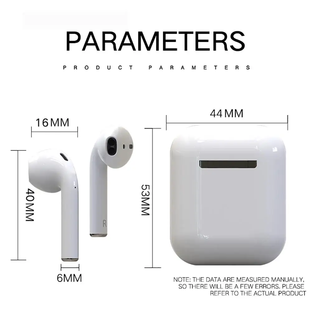 LK-TE8 Touch Type Wireless Bluetooth Binaural Calls Smart Earphones Wireless Charging Bluetooth 5.0