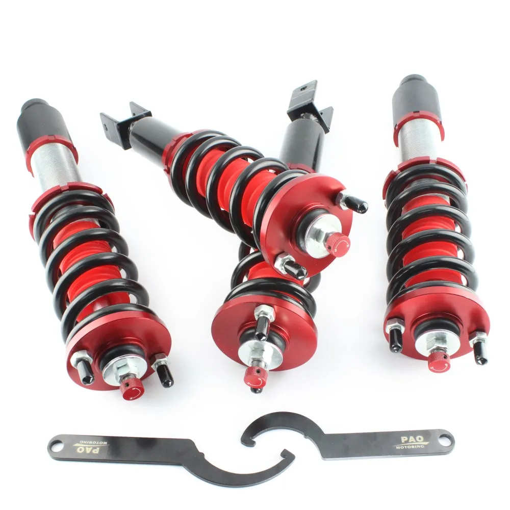 Пружина койловер комплект для Honda CIVIC EK 1996 2000 36 уровень Регулируемая заслонка