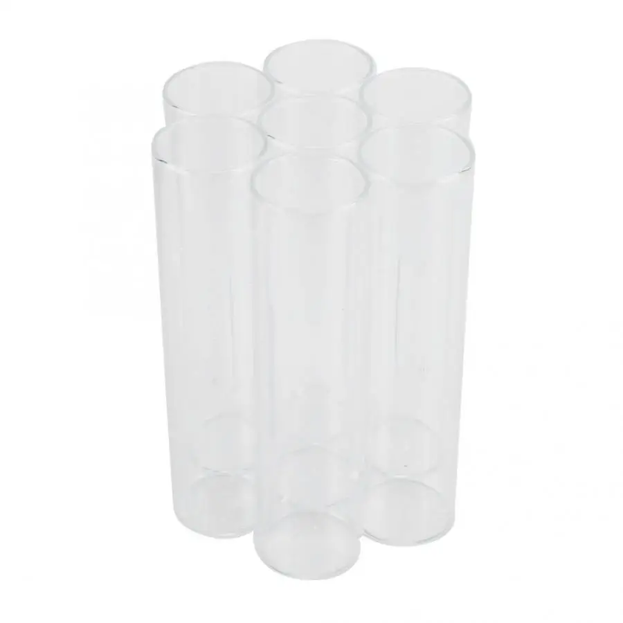 

Transparent Long Tube Glass Vase Hydroponic Terrarium Planter Holder Flower Vase Decoration