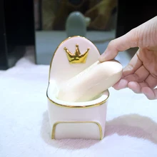 Винтажная керамическая мыльница коробка диспенсер мыльница лоток держатель для хранения дома отель Туалет украшение дома 57