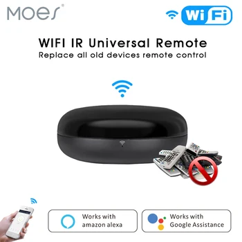 

Smart IR Control Hub Infrared Universal Remote Control One for All Control TV DVD CD AUD SAT etc.Works with Alexa Google Home