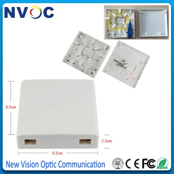 

30pcs/Lot,86 Information Patch Panel 86 Desktop Fiber Box,Empty Socket Panel-B type,FTTH Customer Terminal Box (Plastic Shell)