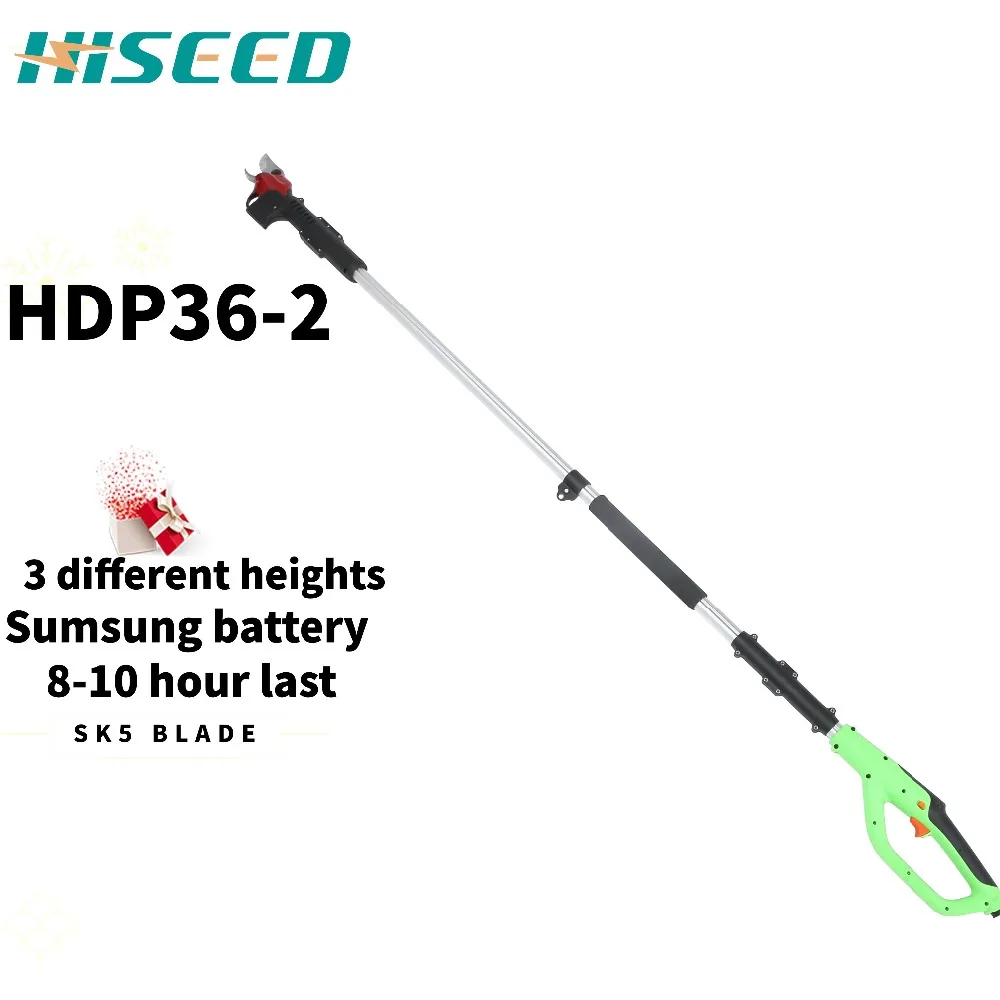 

Electric pruning shears HDP36-2 lithium battery Working time love you 8-10 hours, high branch shears, fruit tree garden tools