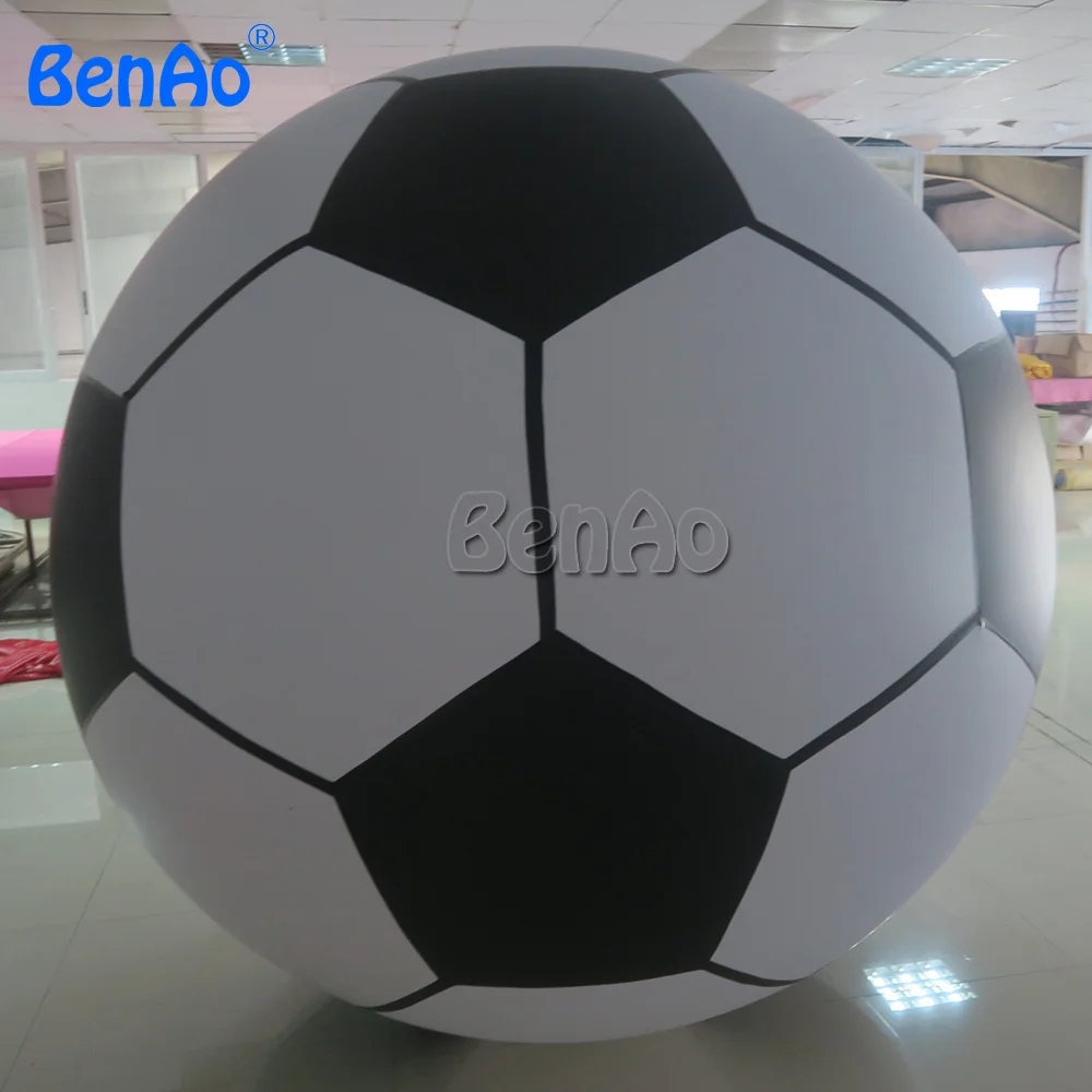 

AC096 BENAO 2m- PVC Cheap Price Event Display Inflatable Helium Football Balloon / Promotion Inflatable Soccer Ball