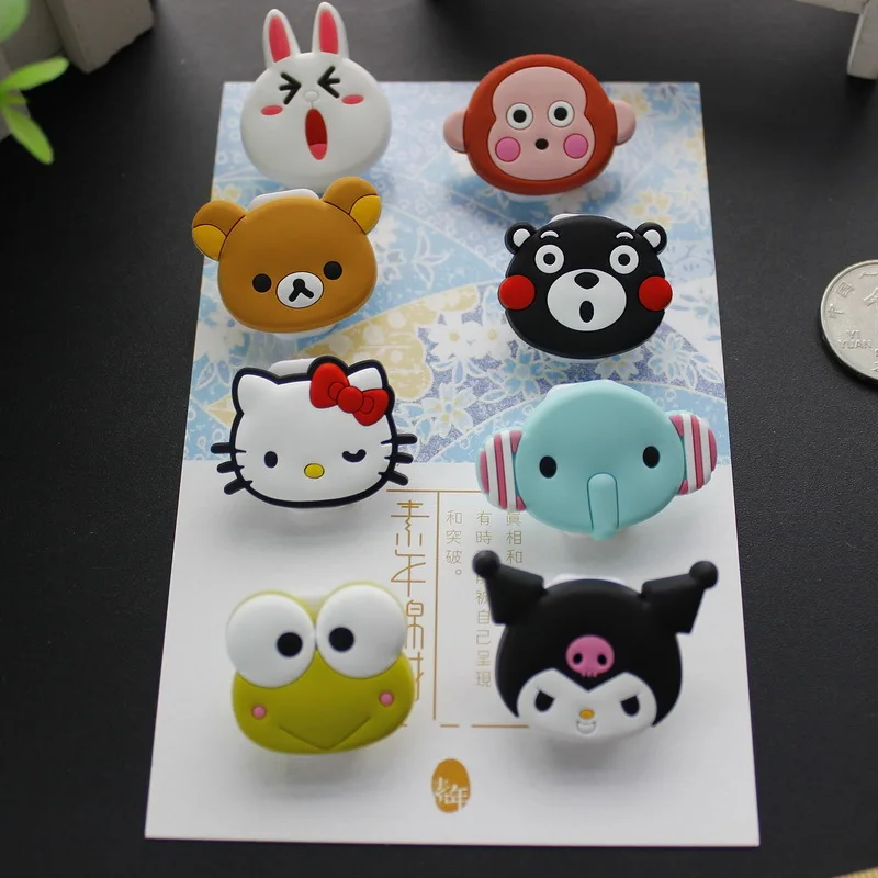 

8pcs/set Hanging Spring Clip Message Card Memo Clip Plastic Cute Animal Clip with Photo Supplies School Office Student Gifts
