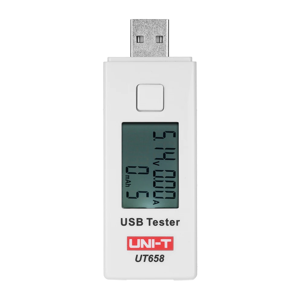 

UNI-T UT658B USB Tester Mobile Phone Notebook Mobile Power Safety Monitor 3.0V-9.0V/0.0A-3.0A