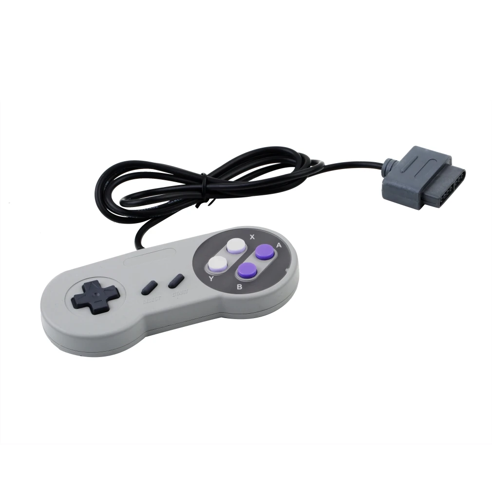 Gaming 16 Bit Controller Gamepad Joystick for Nintendo SNES System Console Game Control Pad Drop Shipping