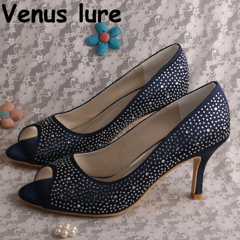 navy blue pumps shoes