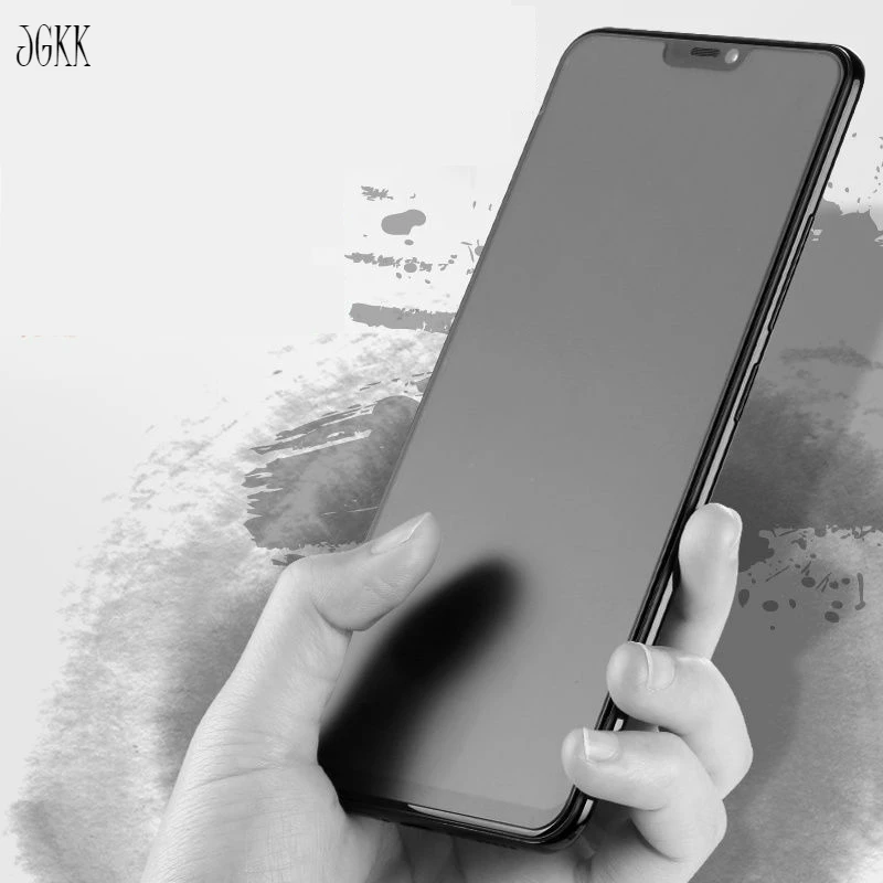 

JGKK For VIVO V9 X21 Y81 Y83 Y85 Y67 Y79 Y71 X9 X9S X20 Plus Z1 2.5D Matte Frosted Protective Tempered Glass Screen Protector