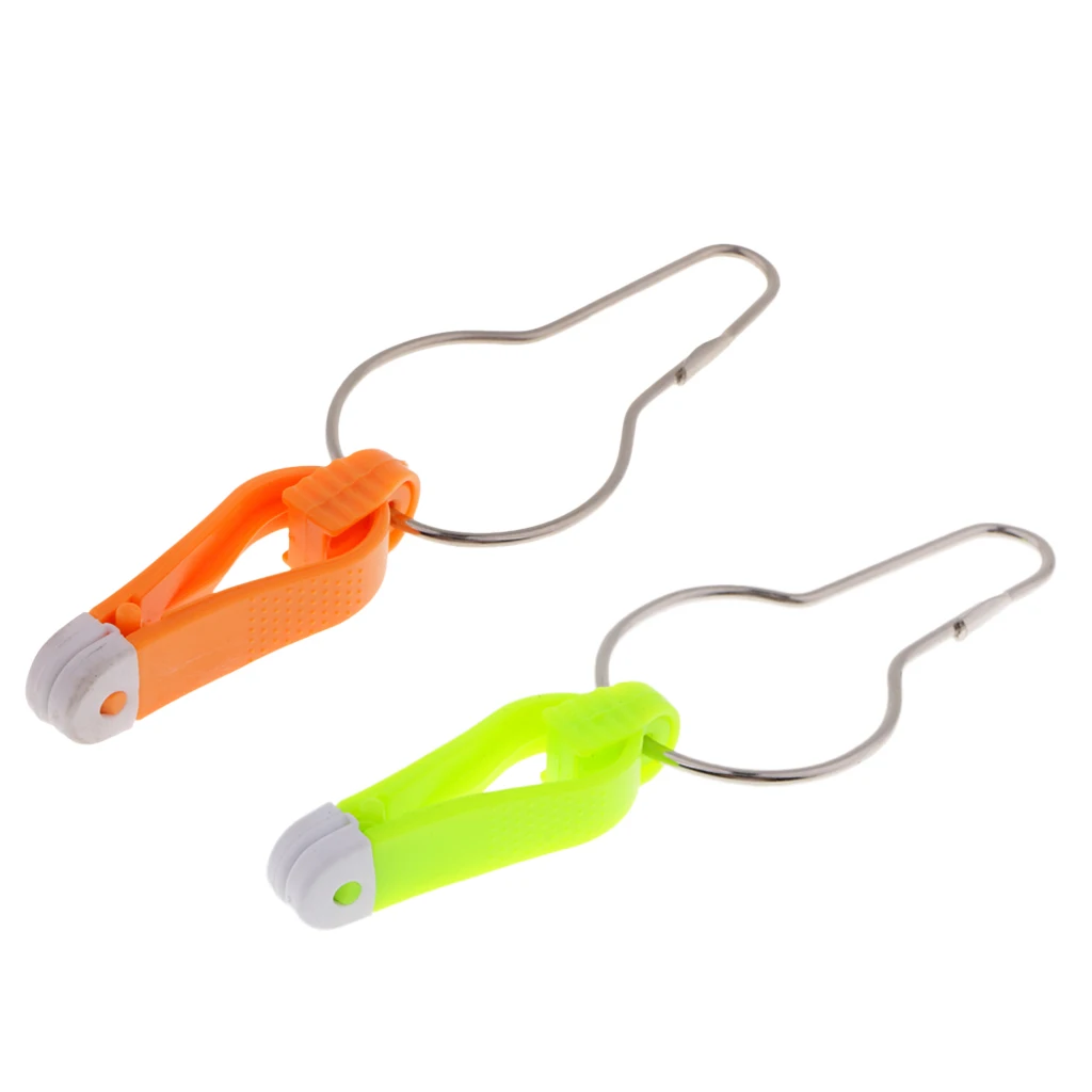 Mini Power Grip Planer Board Snap Trolling Weight Release Clip In Ring Boat Outfitting Fishing Tools 2 1/2-Inch Orange/Yellow 
