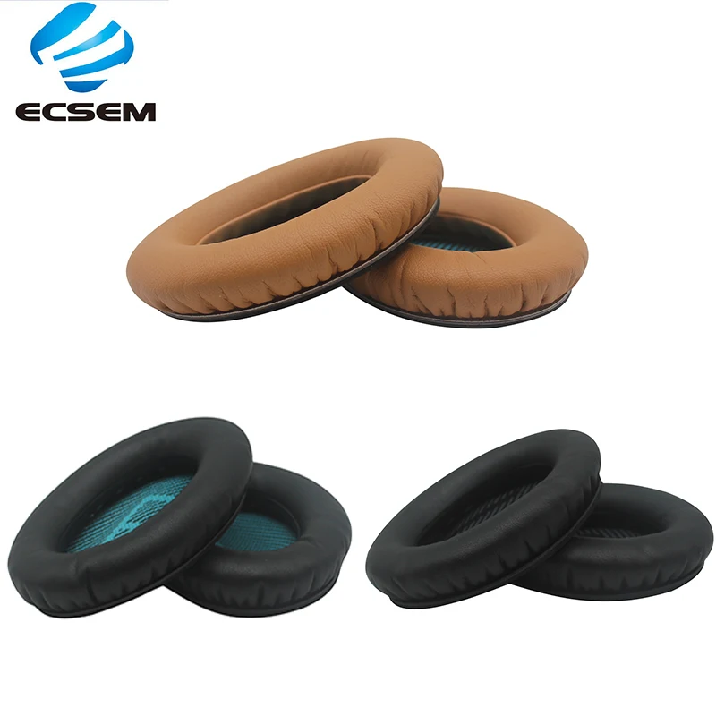 

1 pair Replacement Ear Pad Ears Cup Cushion Earpads for BOSE QC15 QC25 QC35 memory foam cushion Protein Leather for QuietComfort
